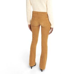 Vintage Y2K Angel Yellow Corduroy Flare Size 1 Free People Inspo